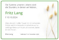 eine Anzeige